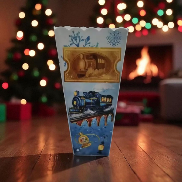 -Polar Express Popcorn Tub