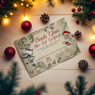 -Santa Nice List Certificate #3