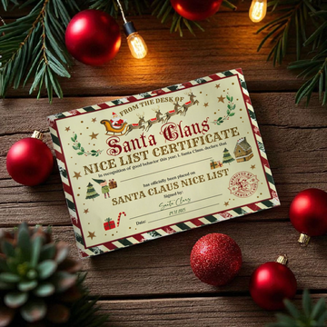 -Santa Nice List Certificate #2