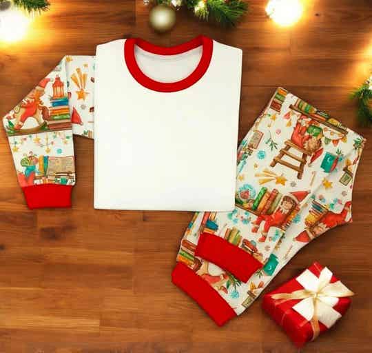 -Elf Christmas Pyjamas -LONG