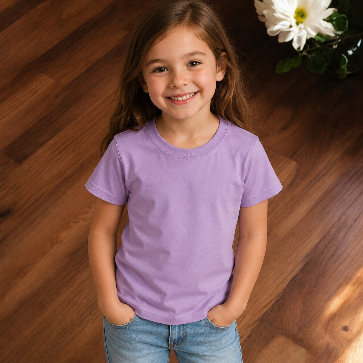 -Kids Tshirt -Lilac