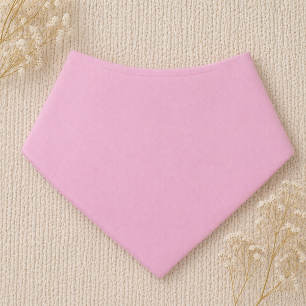 -Baby Bandana Bib- Pink