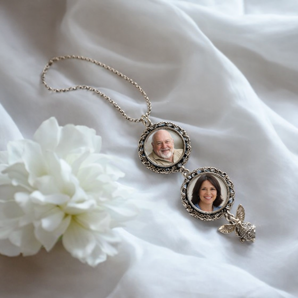 -Sublimation Angel Medallion - 2 pendants