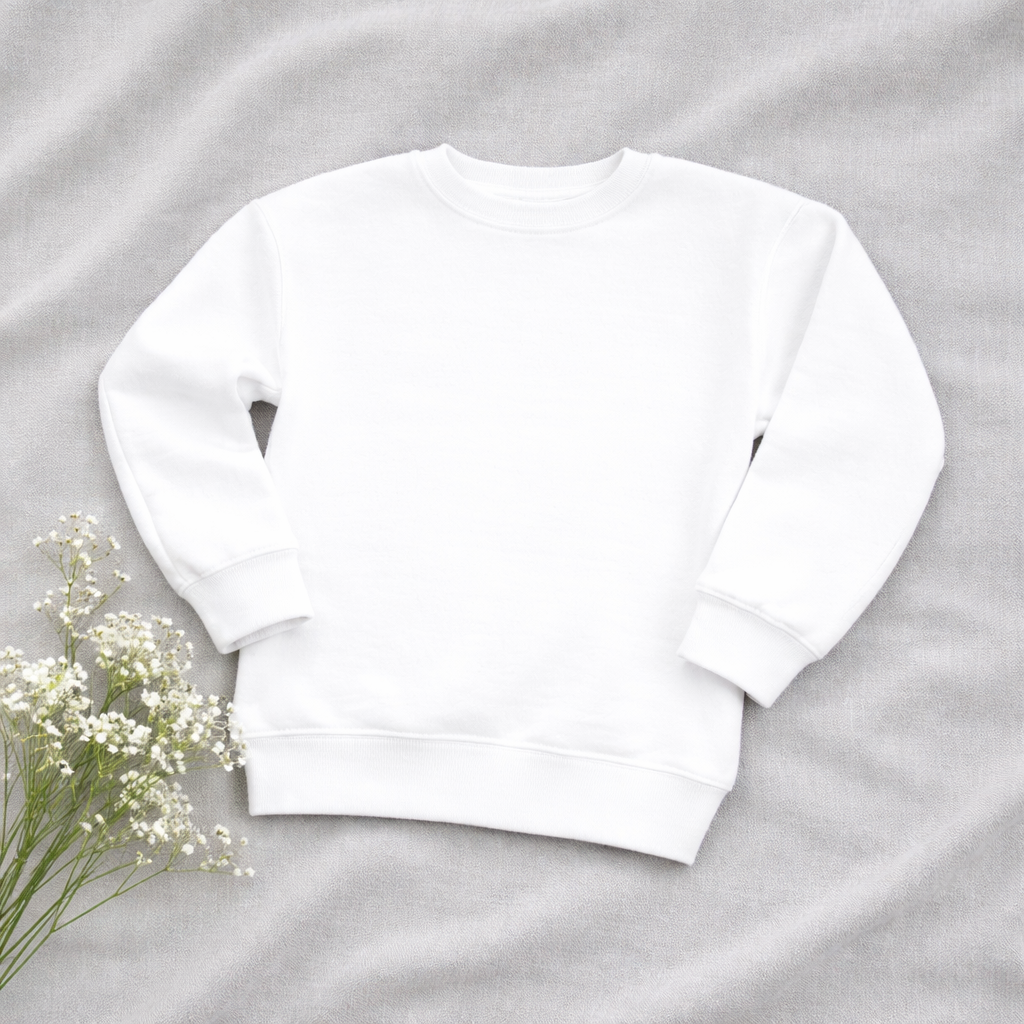 -Kids Sublimation Jumper - White