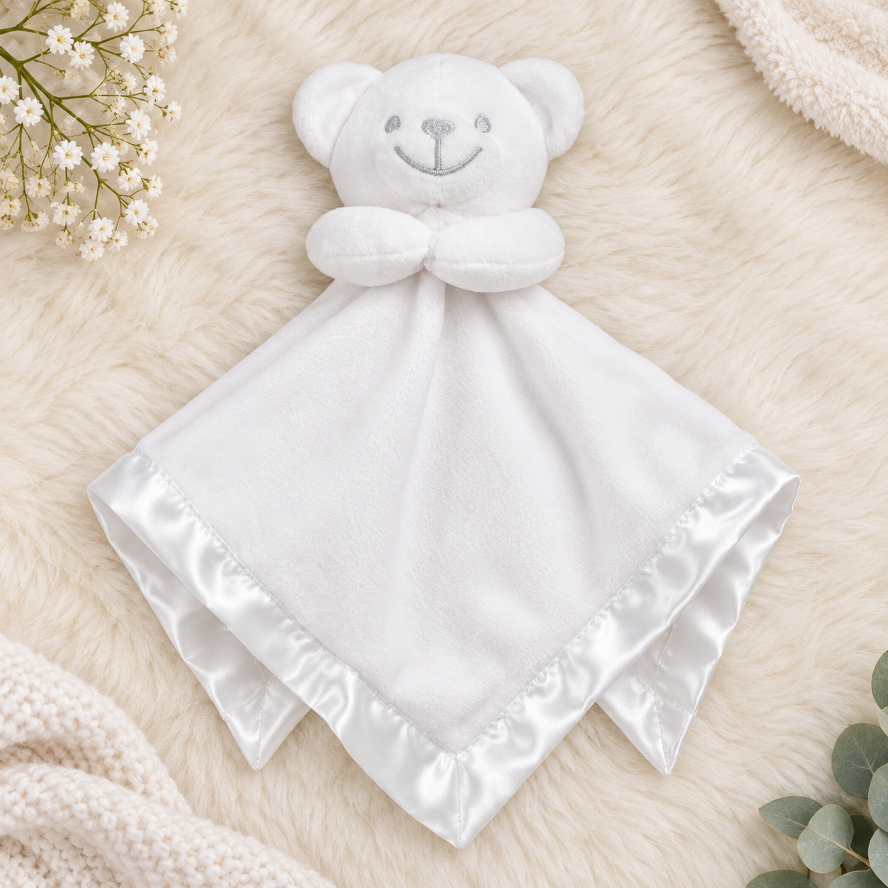 -Baby Comforter- White