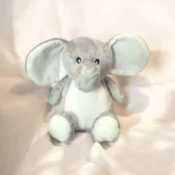 -Elephant Teddy- Grey