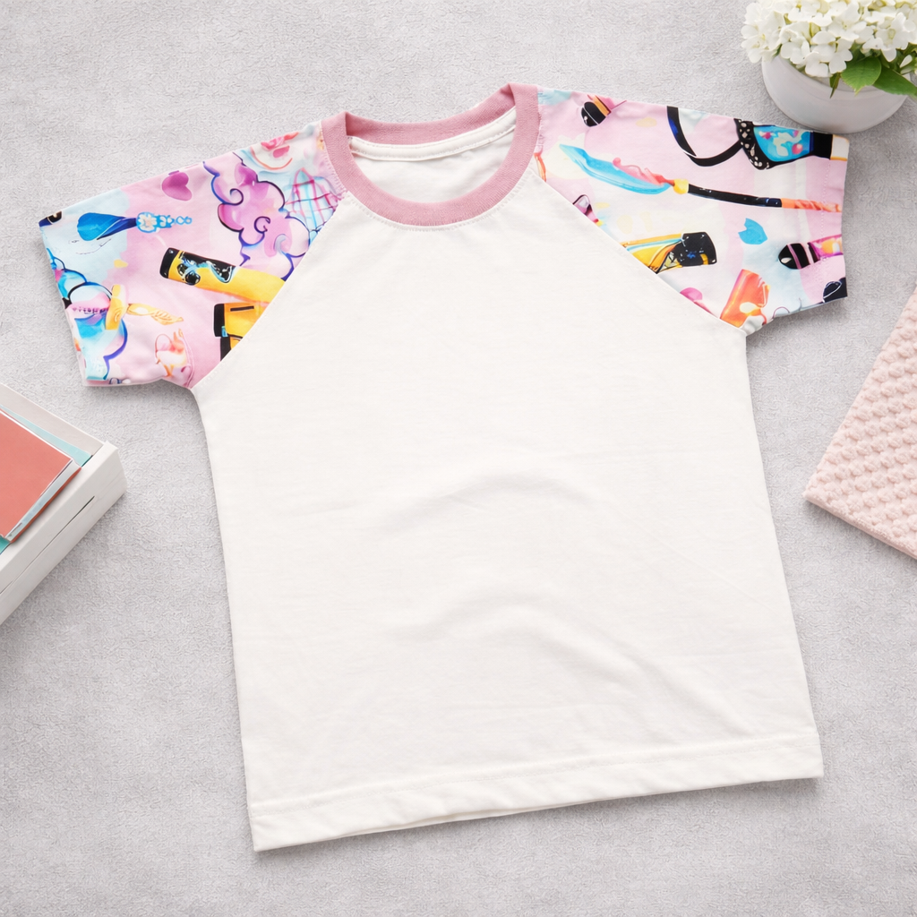 -KPOP Demon Hunters Girls Raglan Tshirt