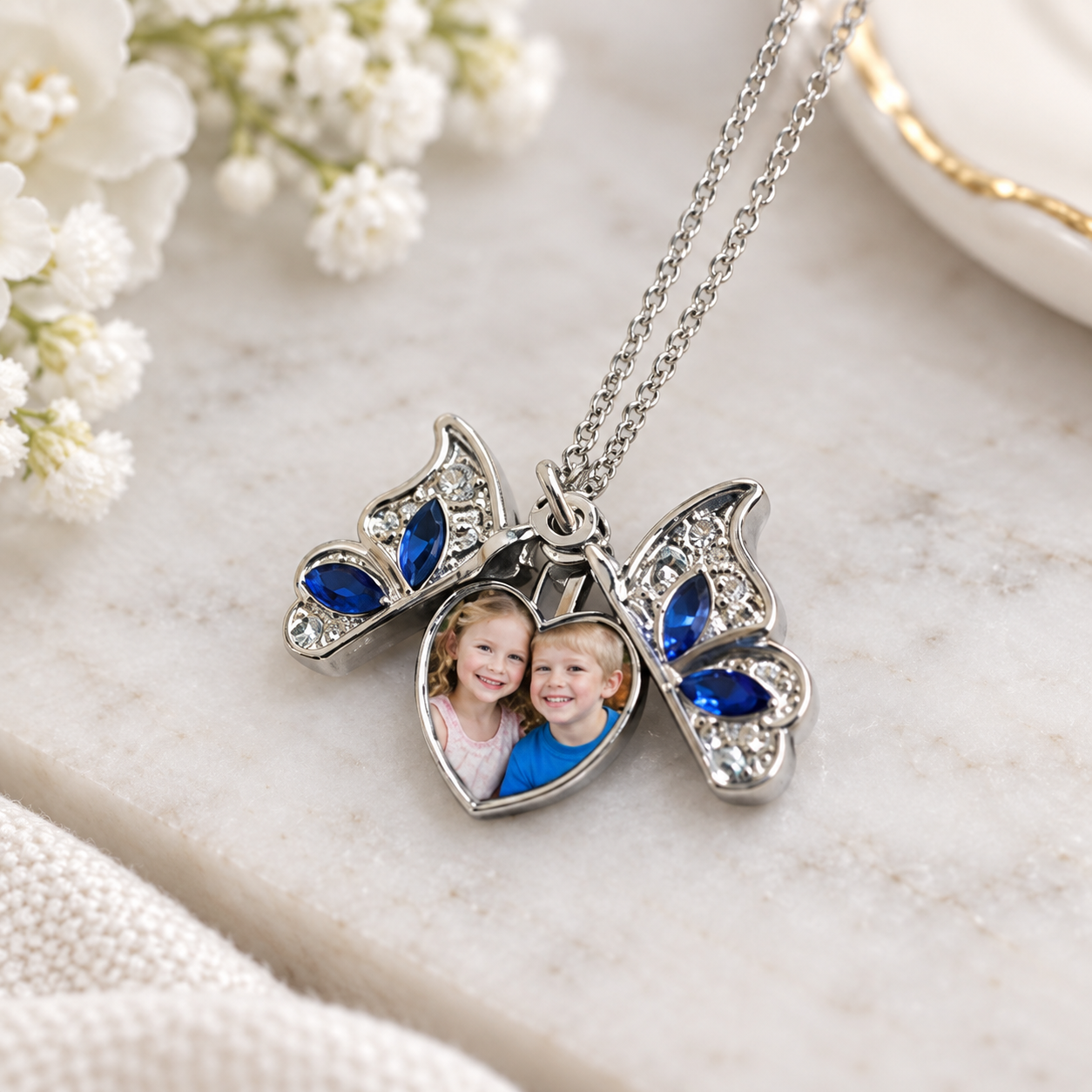 - Sublimation Butterfly Locket
