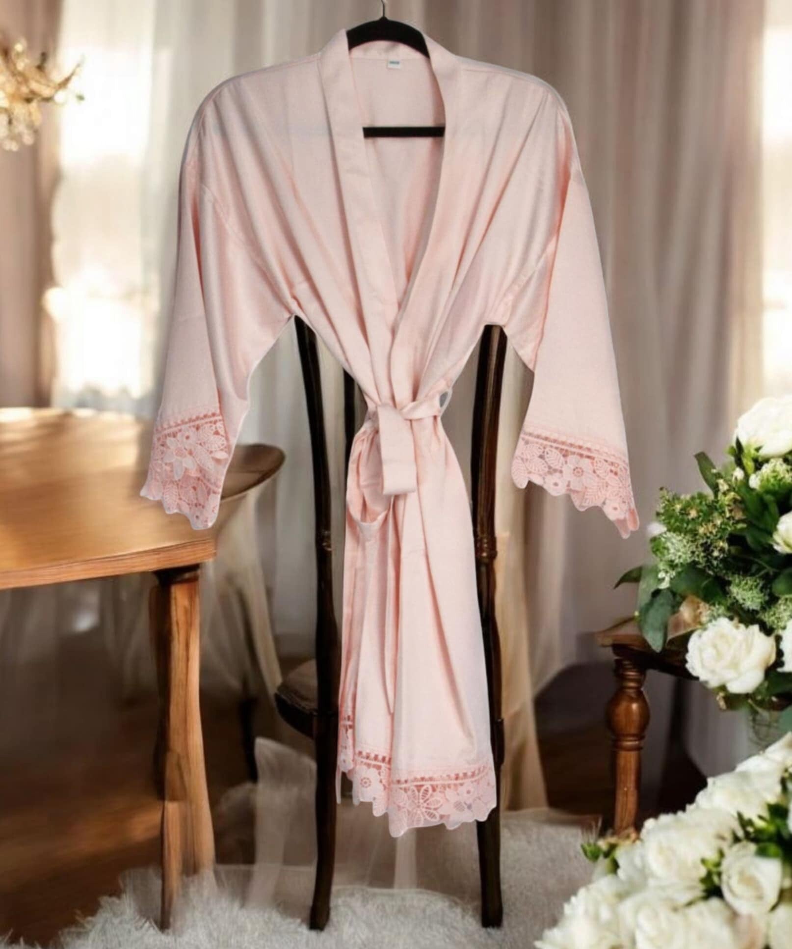 -Adults Robe-Blush Pink
