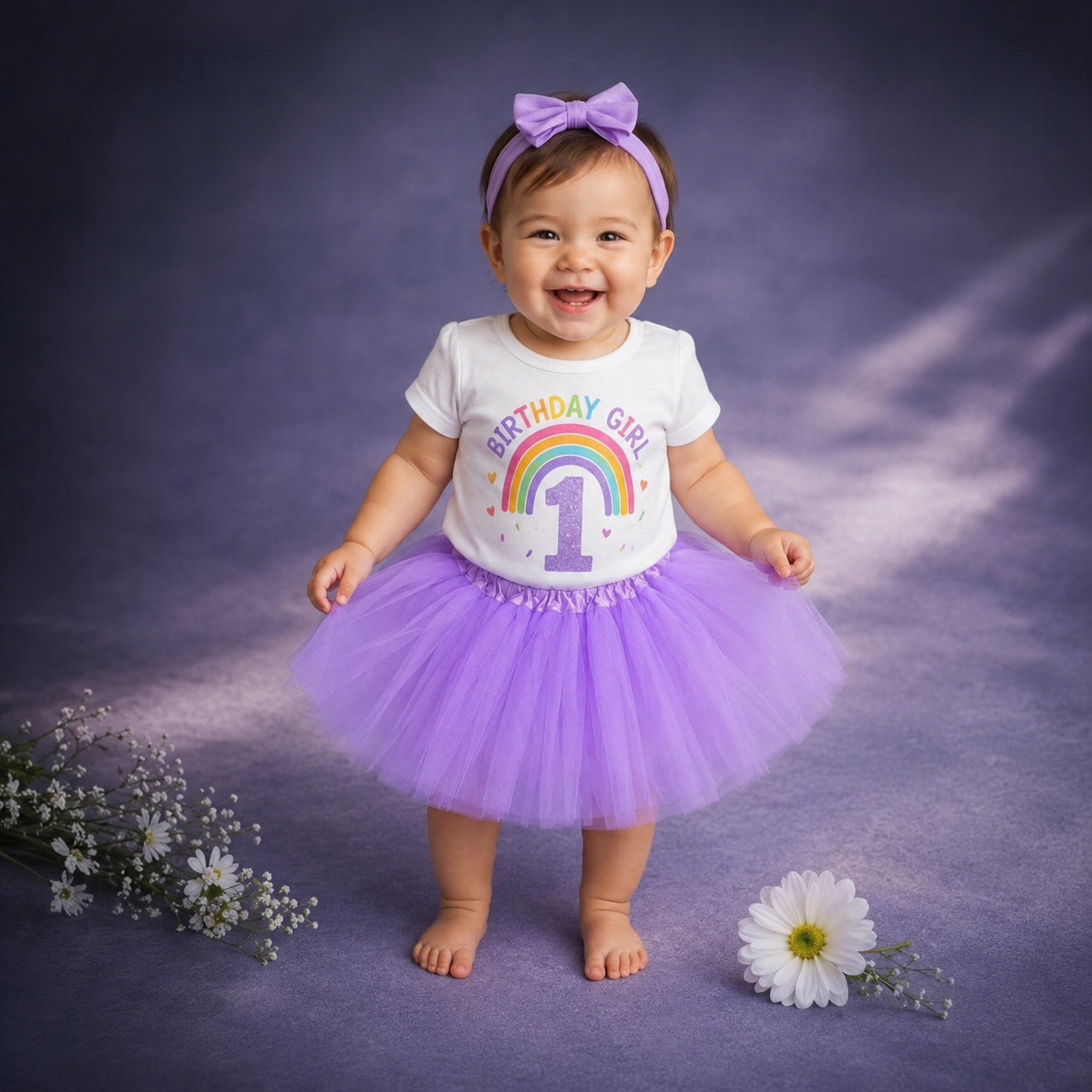 -Lilac net tutu-Triple layered-Child size