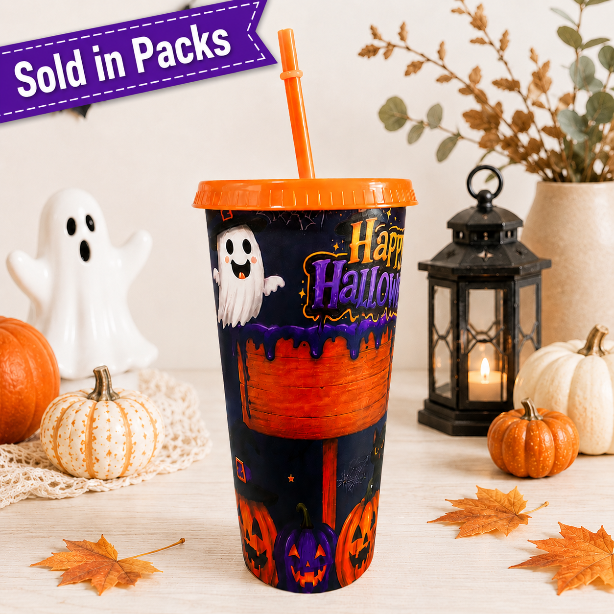 -Halloween Cup -24oz