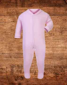 -Sleepsuit- Baby Pink Cotton