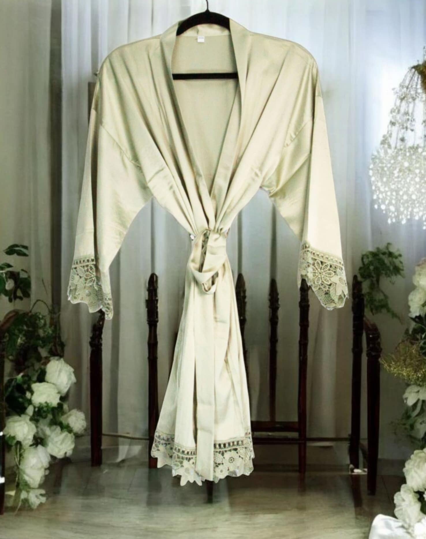 -Adults Robe-Sage Green