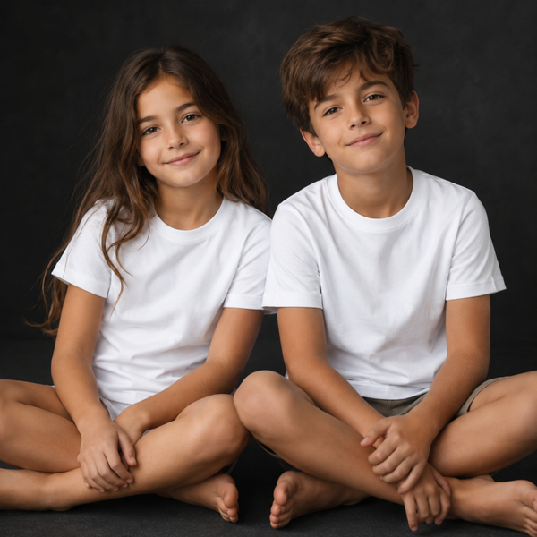 -Kids Sublimation Tshirt- White