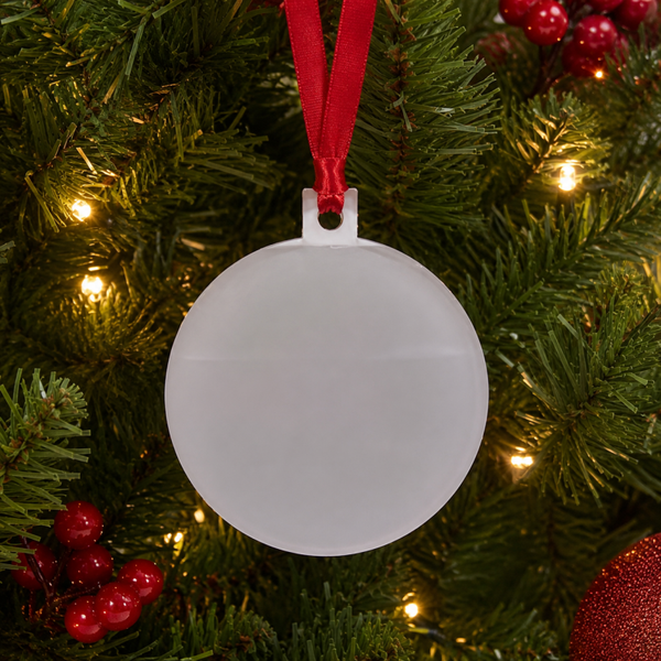 -Round Acrylic Decoration