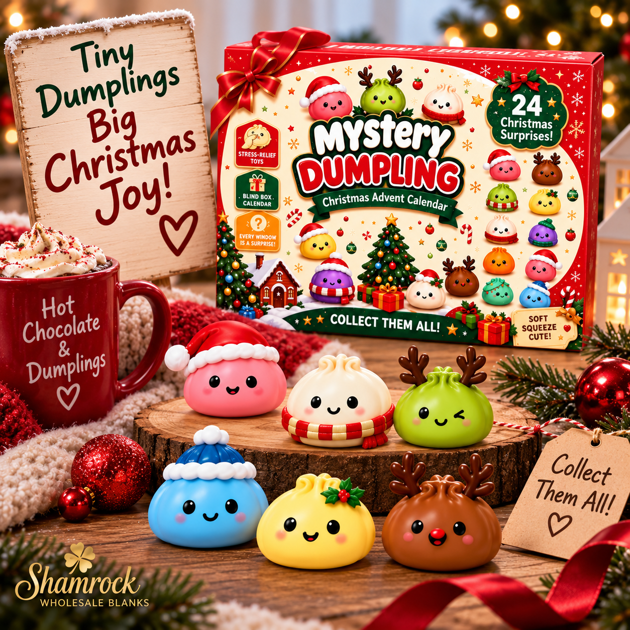 Mystery Dumpling Advent Calendar daily surprise reveal