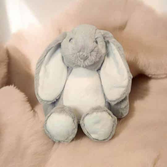 -Bunny Teddy- Grey