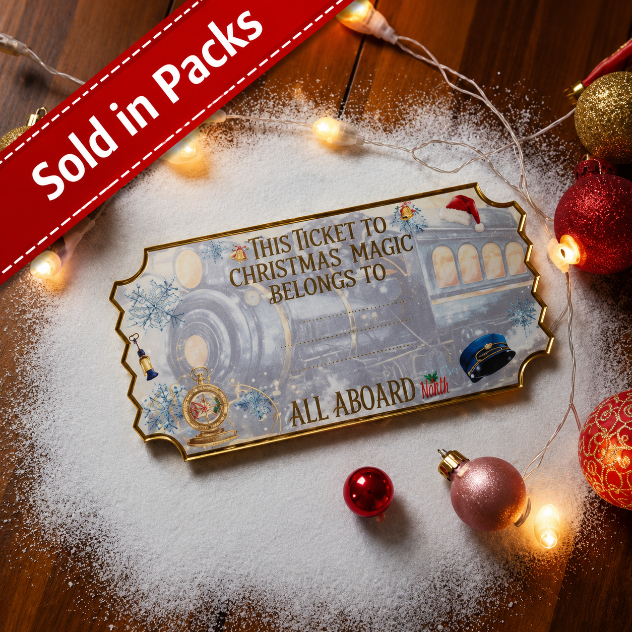 -Polar Express Christmas Magic Ticket