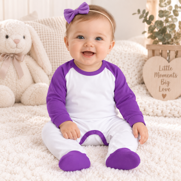 -Sublimation Romper -Purple