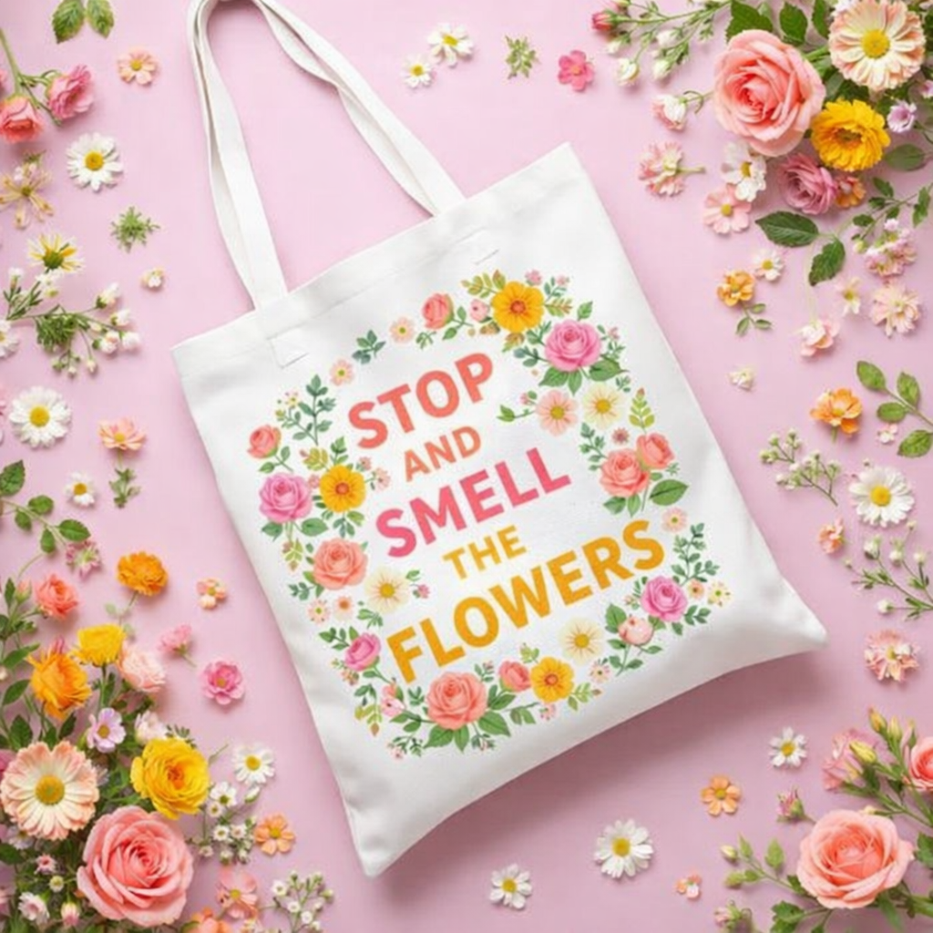 -White Sublimation Tote Bag