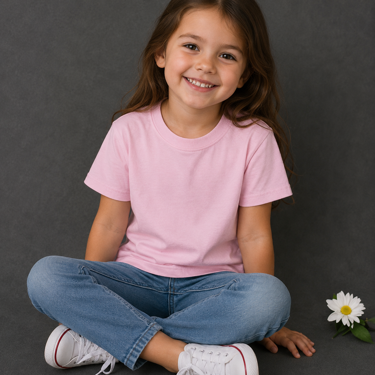 -Kids COTTON Tshirt-Pink