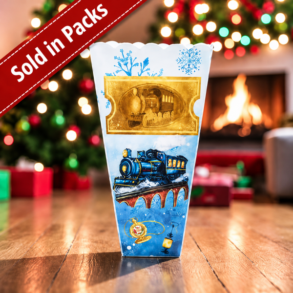-Polar Express Popcorn Tub