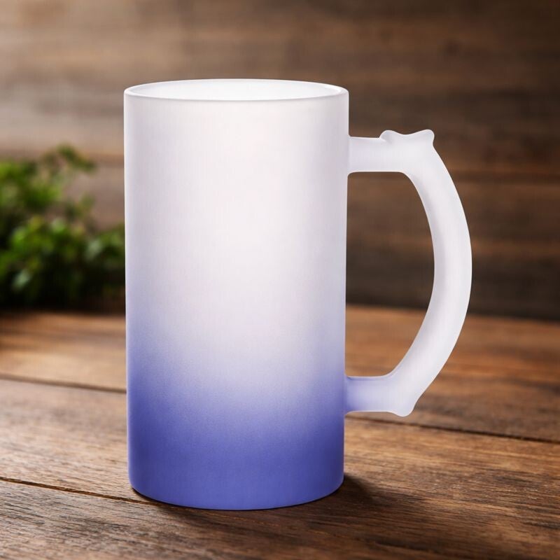 -Frosted Tankard-Blue