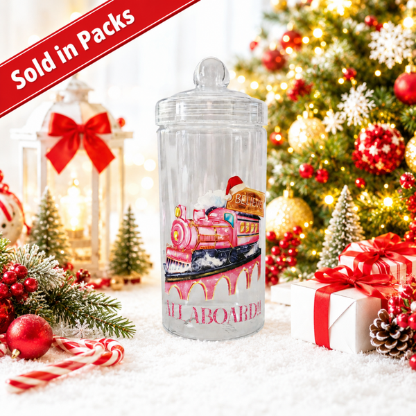 -Pink Christmas Express Sweet Tub -5 Pack