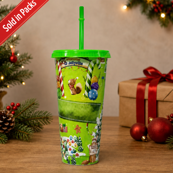 -Jollyville Cup -24oz -5 Pack