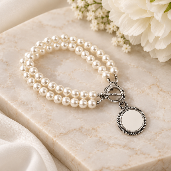 -Sublimation Pearl Bracelet
