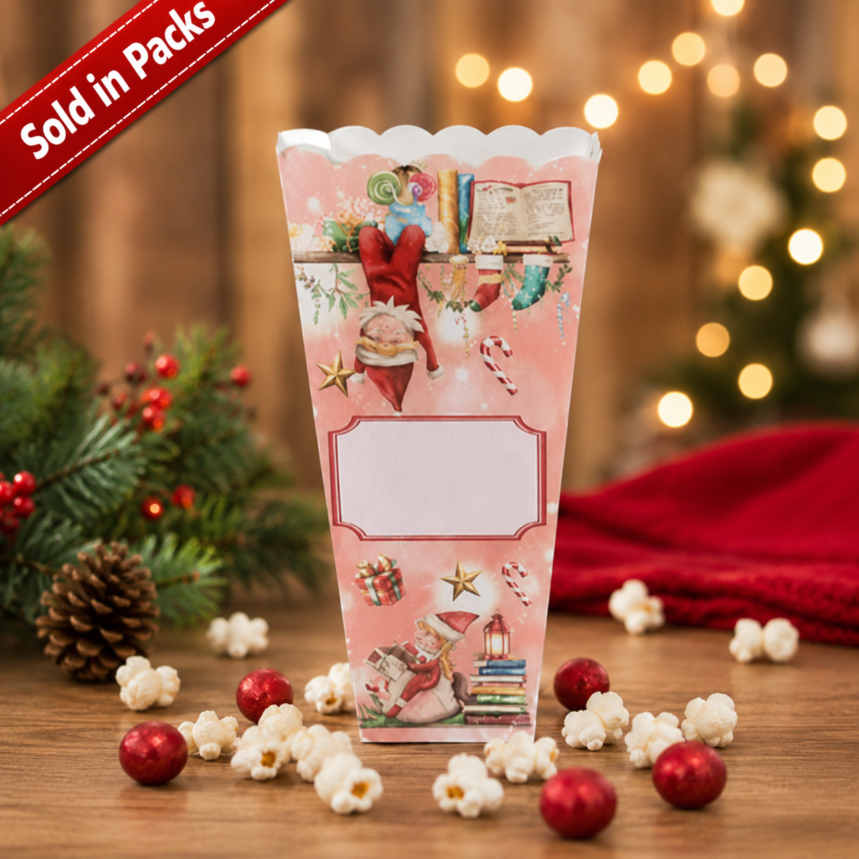 -Elf Popcorn Tub