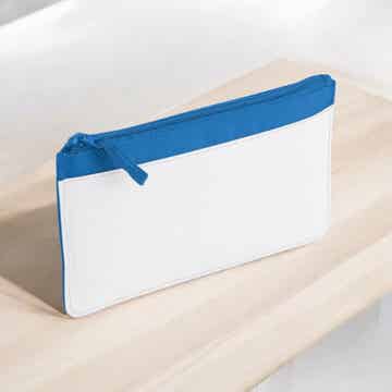 -Sublimation Pencilcase/Makeup Case- Blue