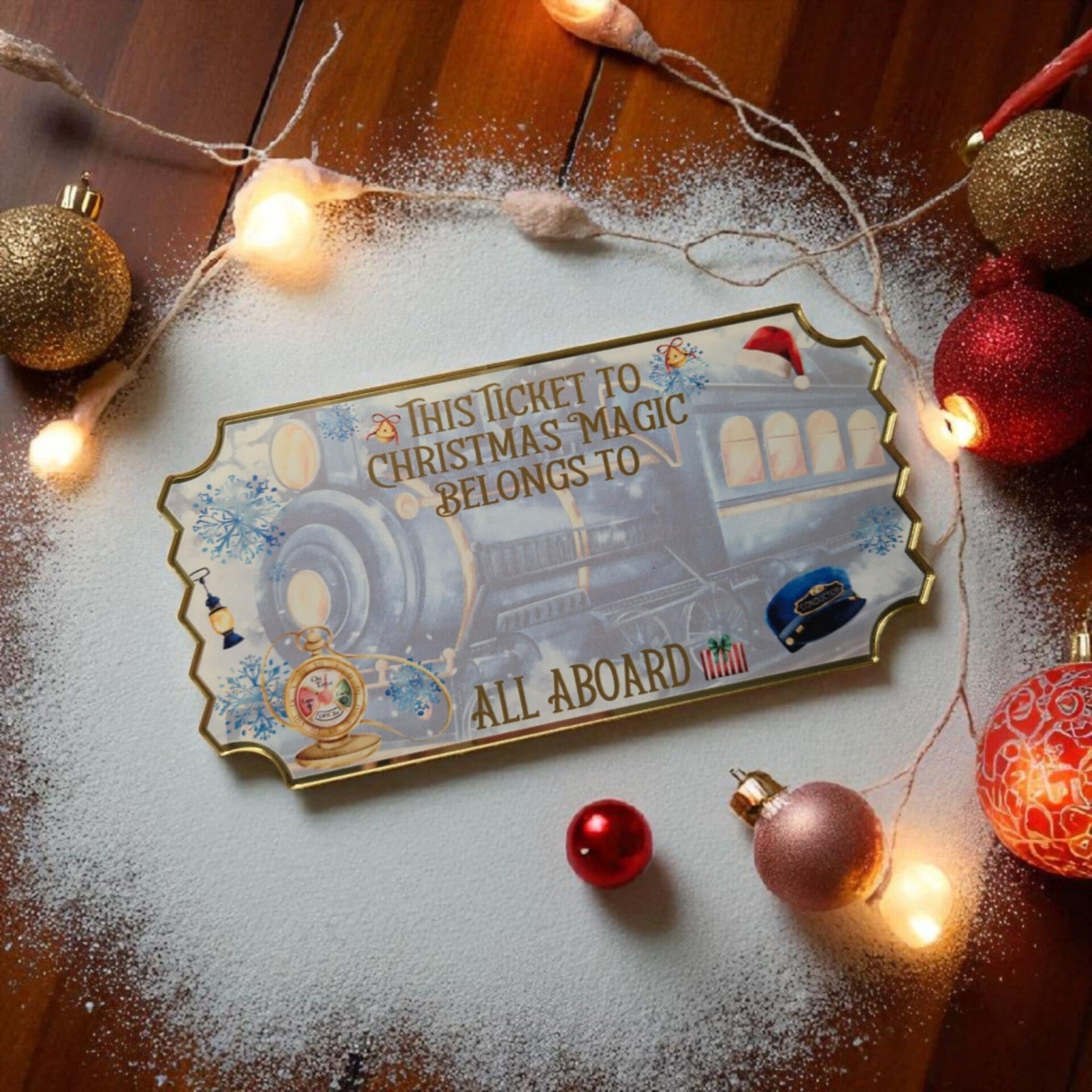 -Polar Express Christmas Magic Ticket