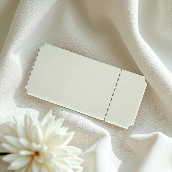 -Acrylic Sublimation Ticket