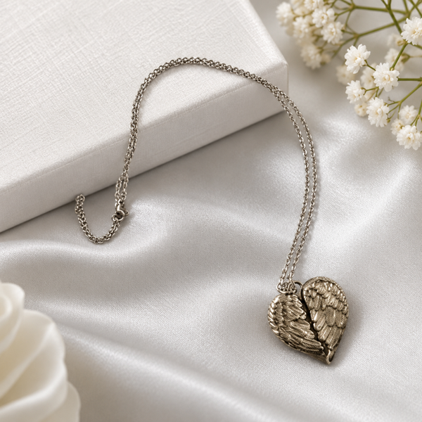 -Sublimation Angel Wings Pendant (Large)