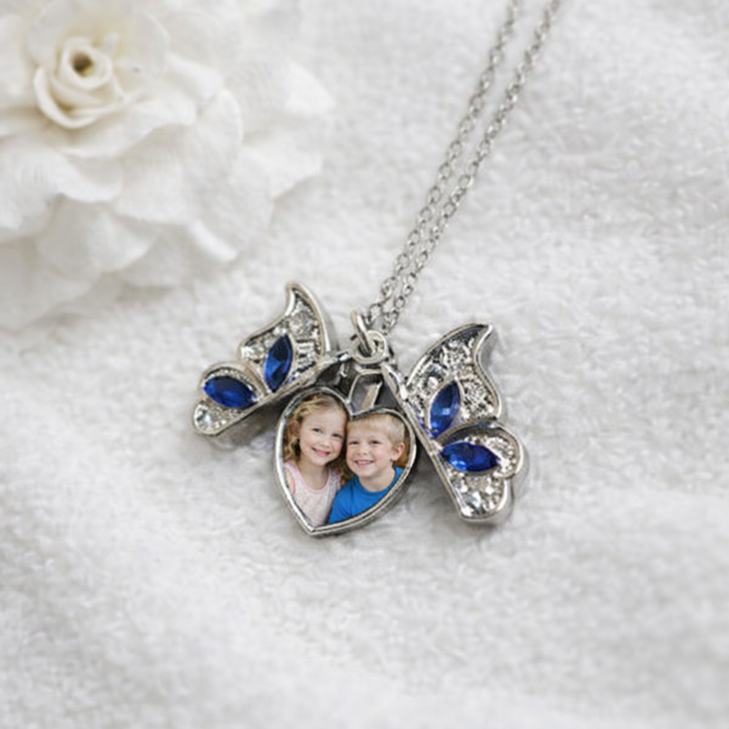 - Sublimation Butterfly Locket