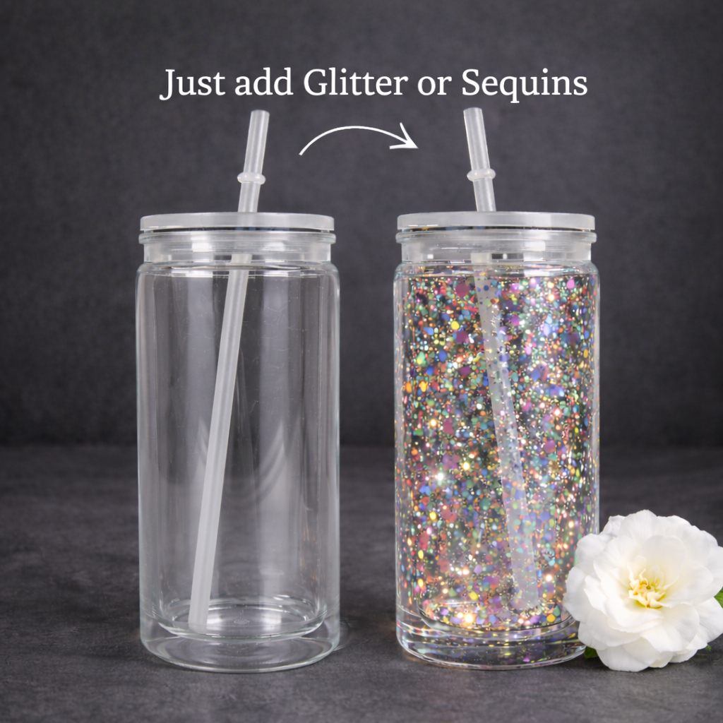 -16oz Snowglobe Tumbler