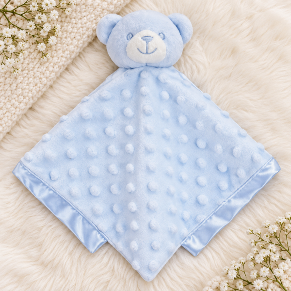 -Dimple Baby Comforter- Blue