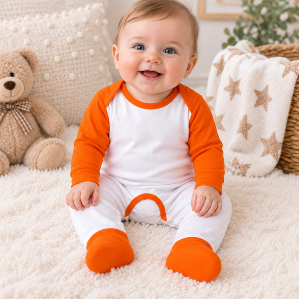 -Sublimation Romper -Orange