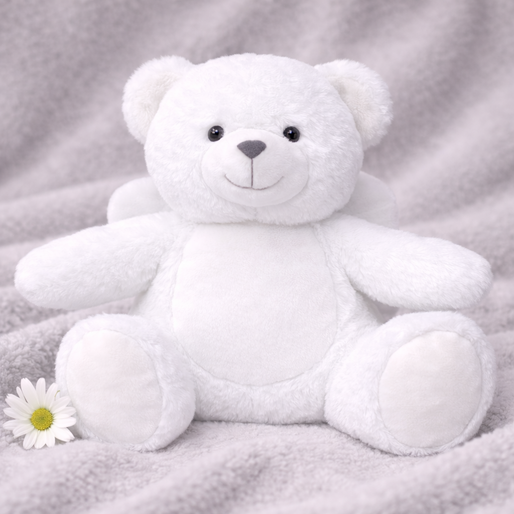 -Angel Bear -White