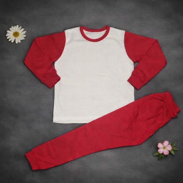 -Kids Red Pyjamas -LONG
