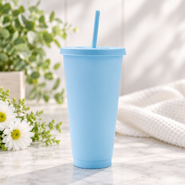 -Cold Cup - Baby Blue 24oz