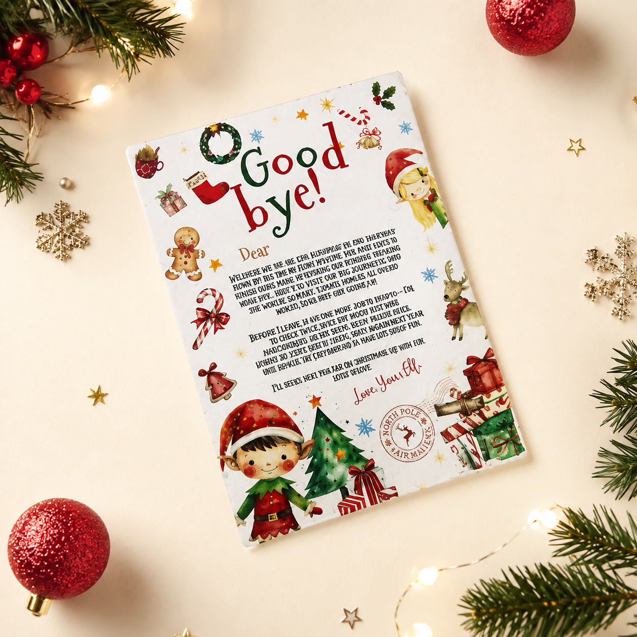 -Elf 'Goodbye' Letter #2