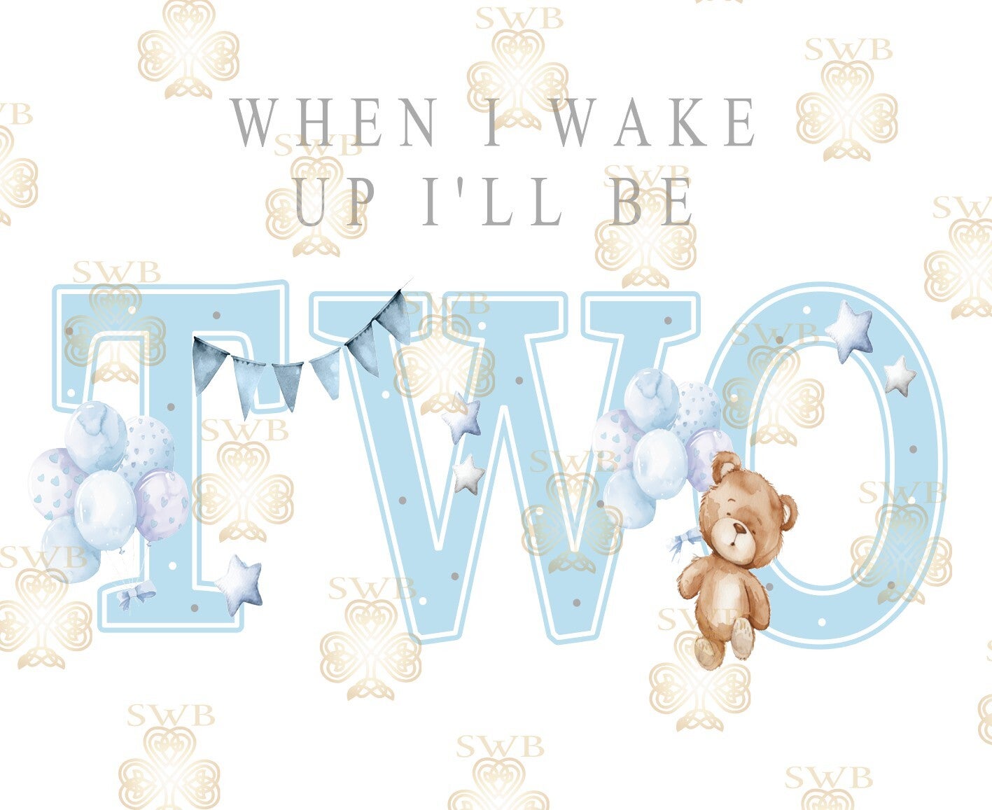 DTF or UVDTF Print -TWO Teddy #2