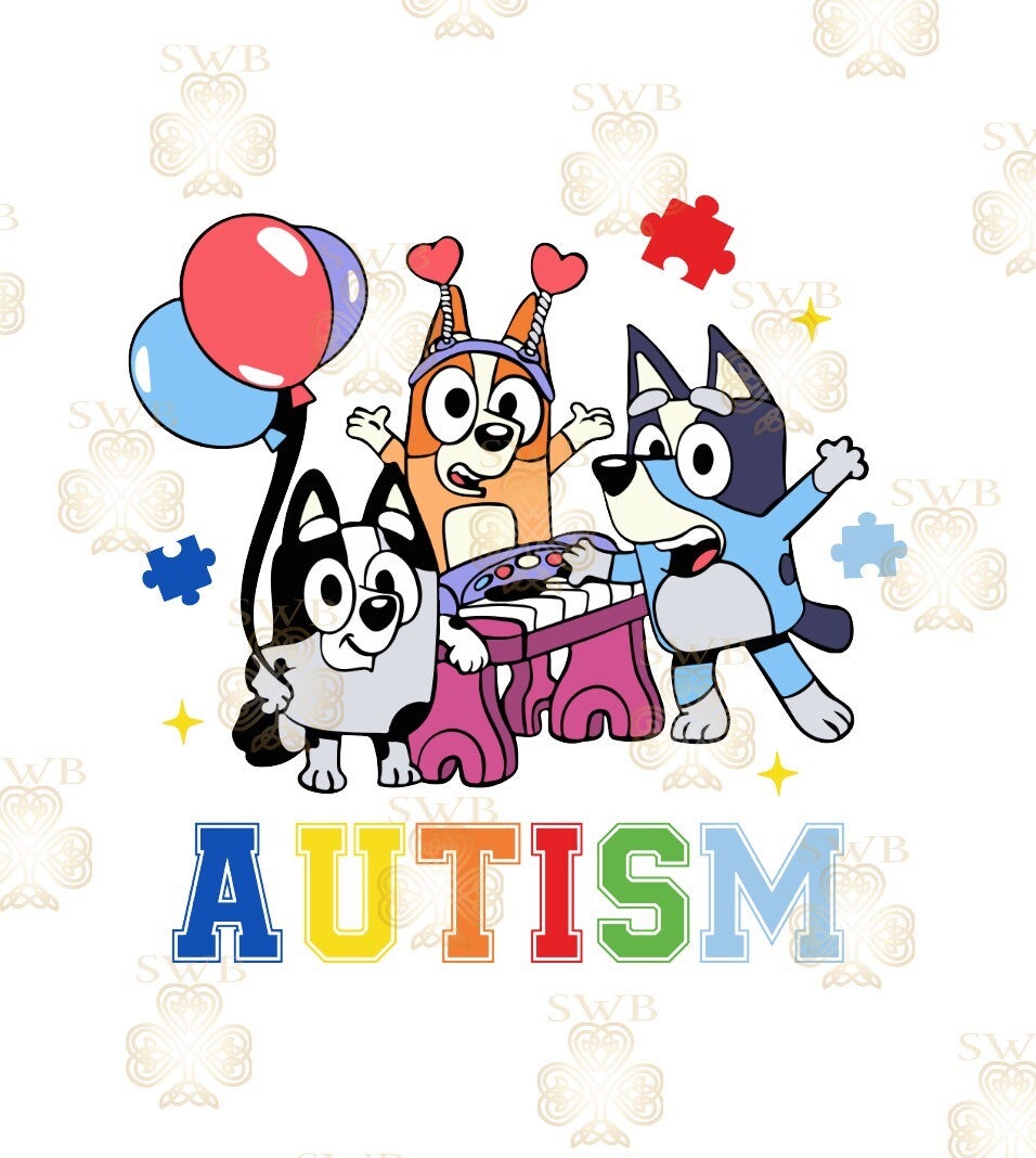 DTF or UVDTF Print -Autism #1