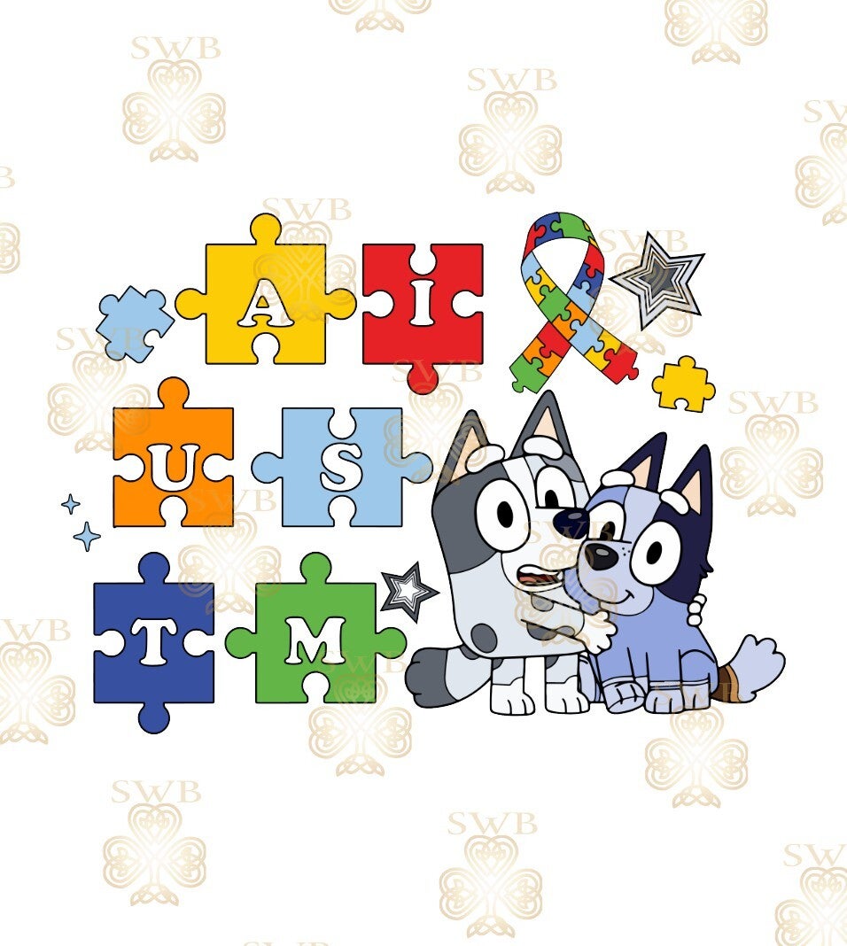 DTF or UVDTF Print -Autism #10