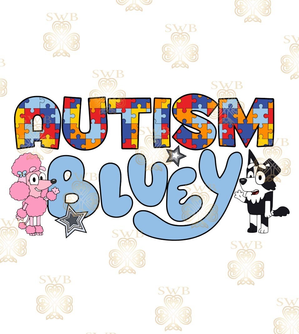 DTF or UVDTF Print -Autism #21