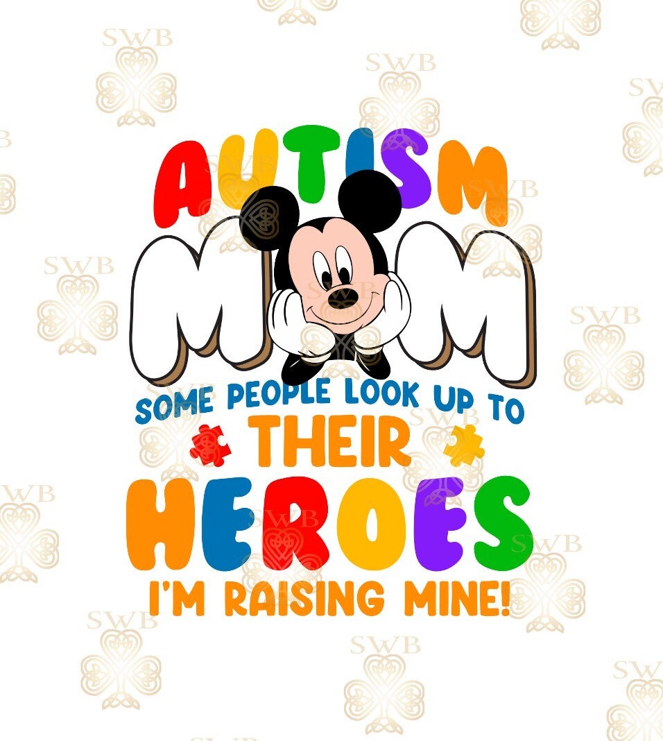 DTF or UVDTF Print -Autism #24