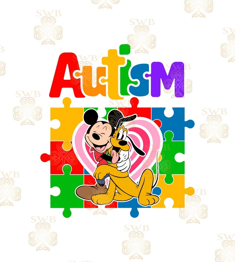 DTF or UVDTF Print -Autism #3