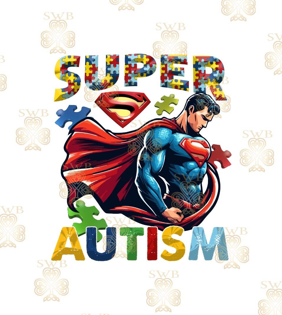 DTF or UVDTF Print -Autism #6